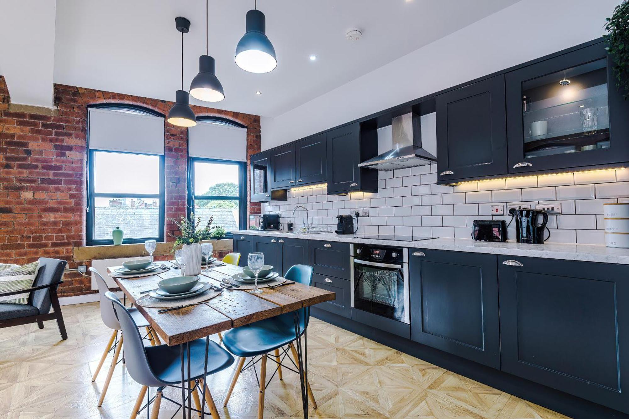 Luxury 2 King Beds In City Centre ليدز الغرفة الصورة