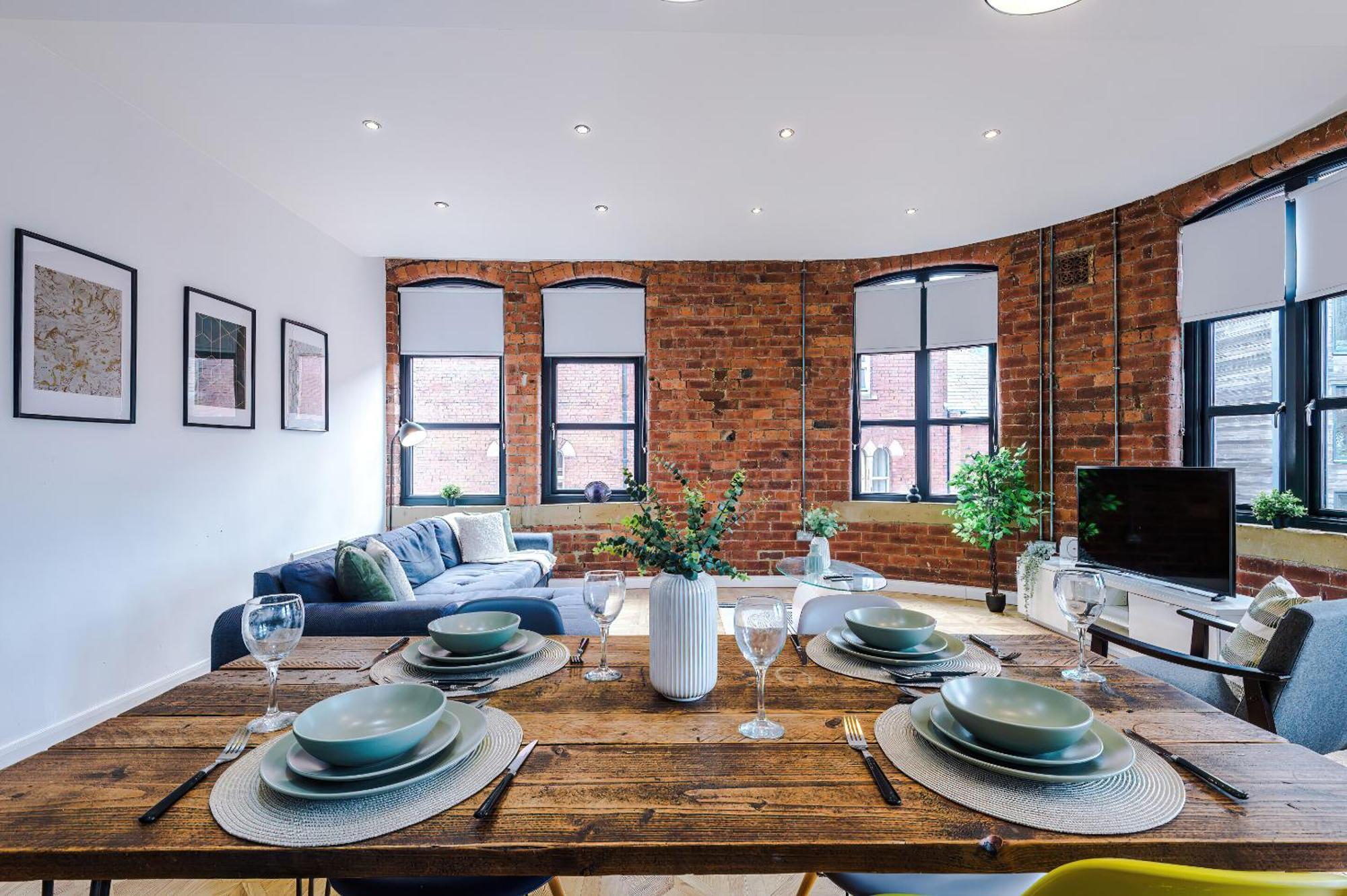Luxury 2 King Beds In City Centre ليدز الغرفة الصورة