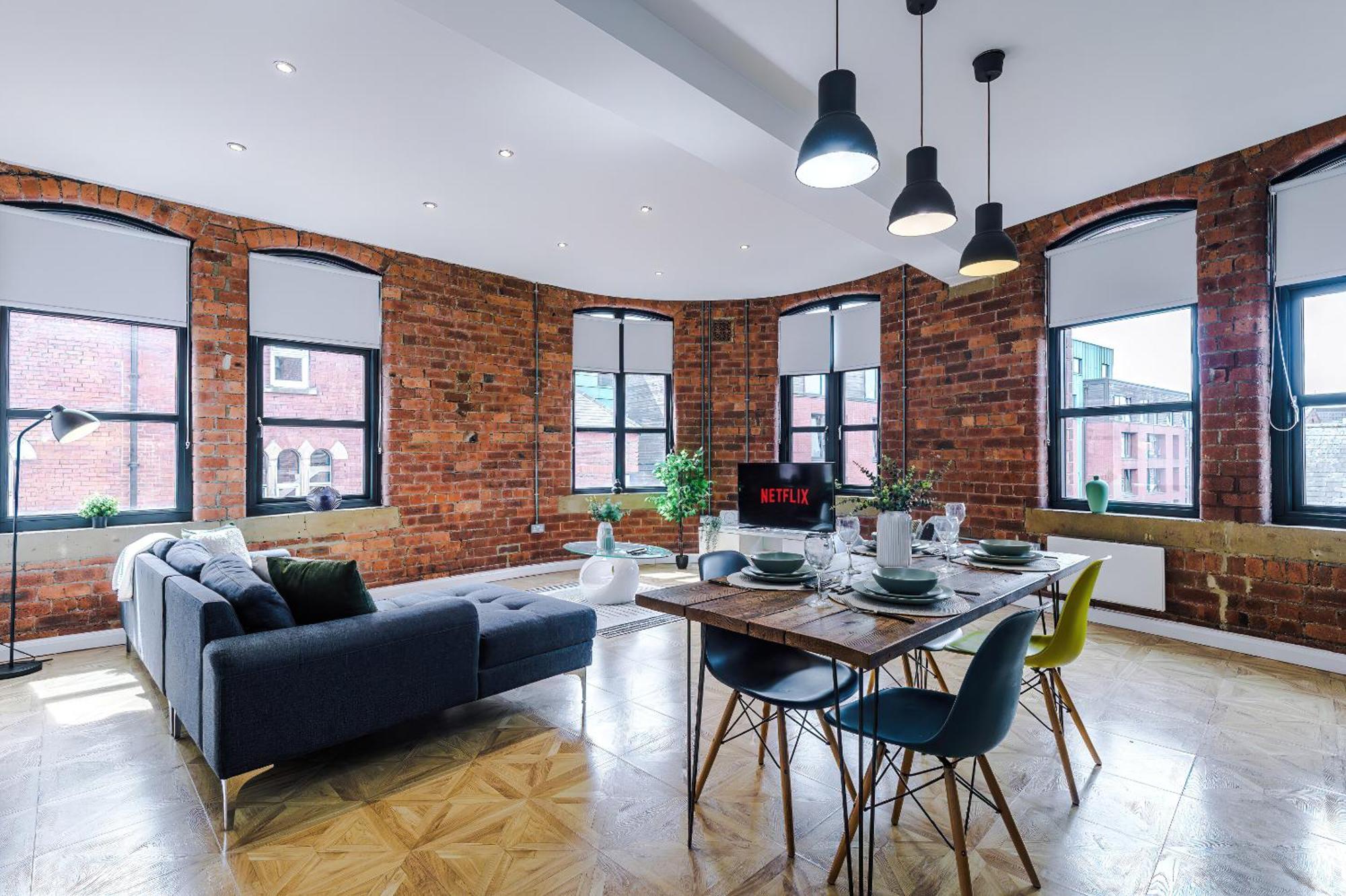 Luxury 2 King Beds In City Centre ليدز الغرفة الصورة