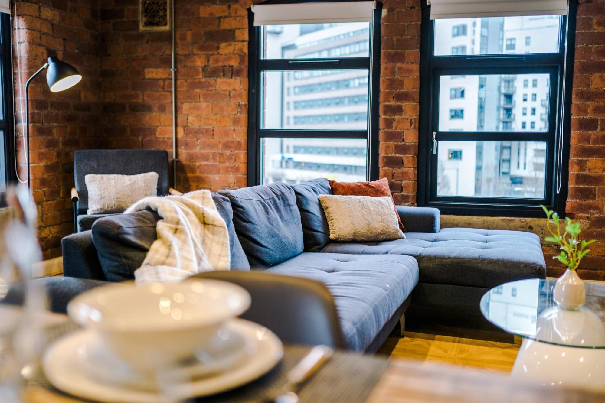 Luxury 2 King Beds In City Centre ليدز الغرفة الصورة